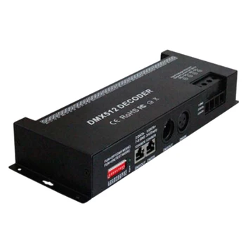 30CH RGB DMX 512 Decoder Led Controller, RGB LED DMX512 Decoder 30Channel X 2A for LED Strip Light DC9-24V 60A Dmx Dimmer Driver