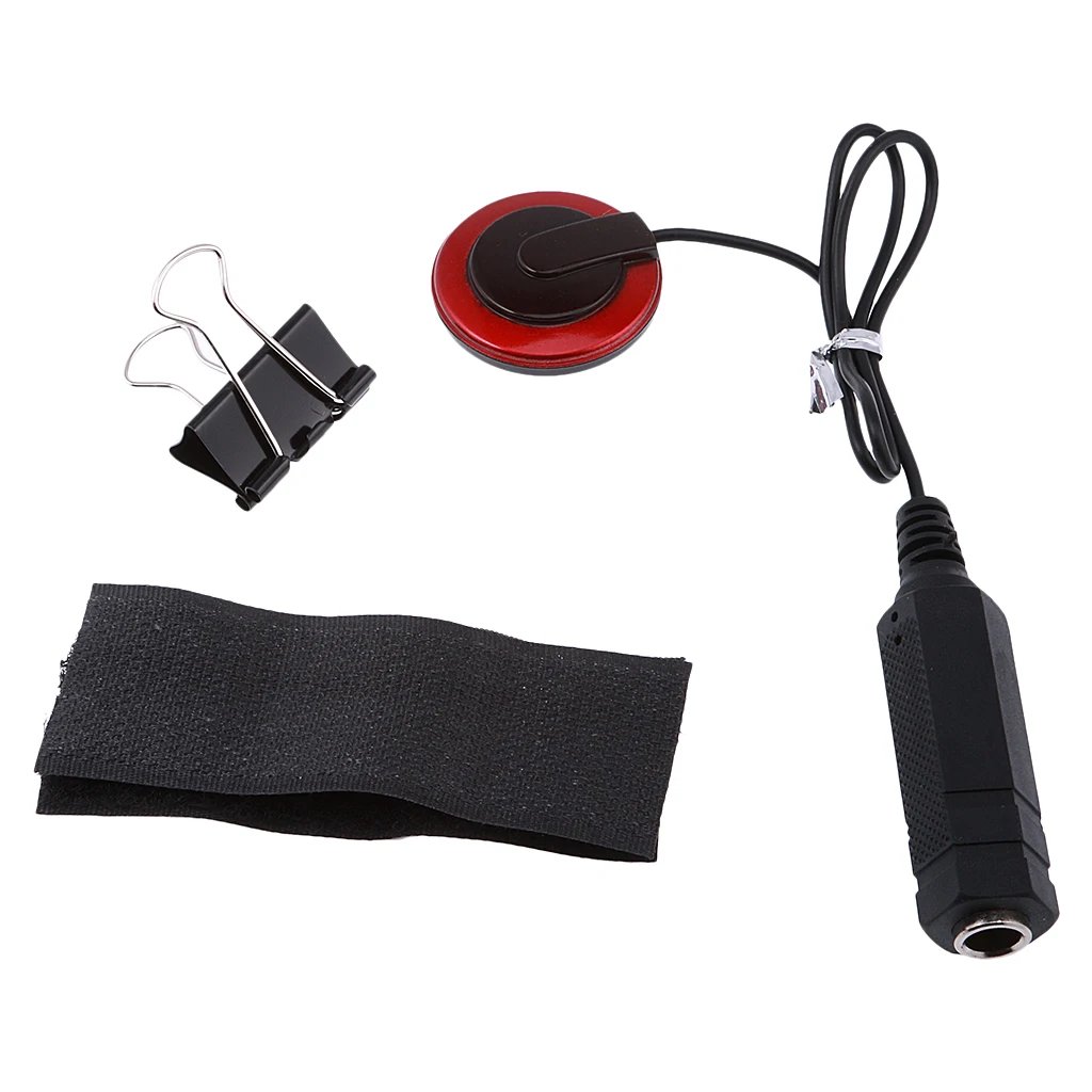 6.35mm Piezo Pickup Transducer for Guitar Ukulele Mandolin Replacement Parts 6.35mm Piezo Pickup Transducer for Guitar Ukulele Mandolin Replacement Parts
