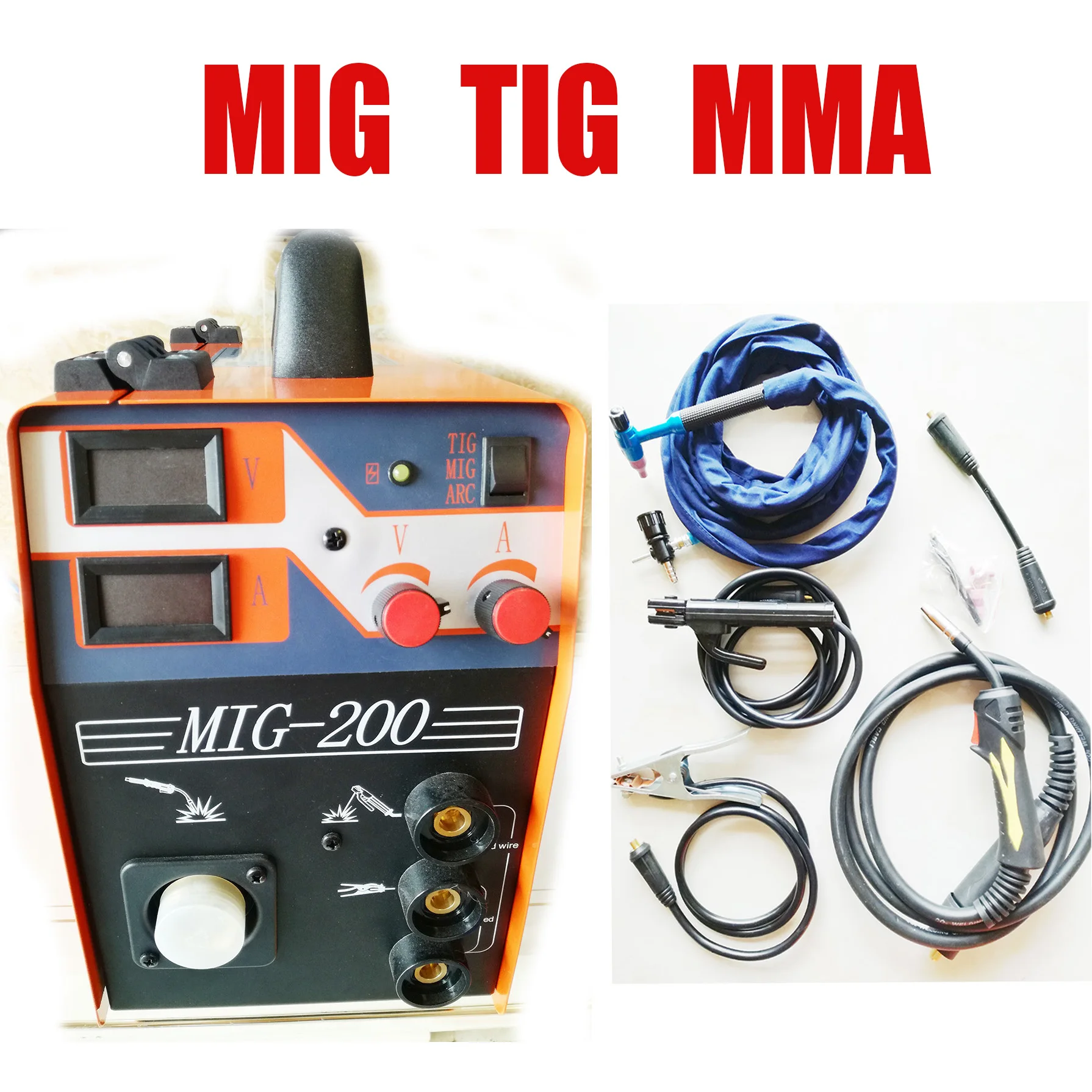 Mig Welder MIG ARC TIG Functional Welding Gas Gasless Welder Full Accessories Smart Control MIG MAG Machine
Mig Welder MIG ARC TIG Functional Welding Gas Gasless Welder Full Accessories Smart Control MIG MAG Machine