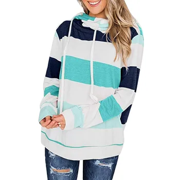 Womens sweatshirt Color Block Striped Crew neck Long Sleeve Loose Pullover Tops autumn clothes sudadera mujer
Womens sweatshirt Color Block Striped Crew neck Long Sleeve Loose Pullover Tops autumn clothes sudadera mujer