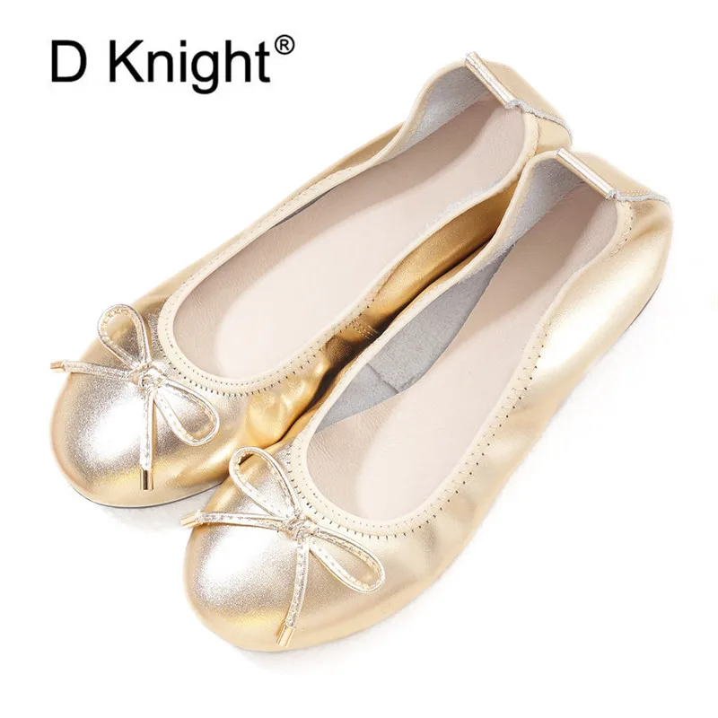 

Luxury Brand Patent Bowtie Ballet Female Boat Shoes Genuine Leather Maternity loafers Size 34-43 Women's Casual Flats Bailarinas