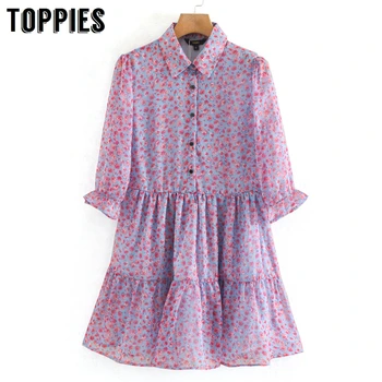 women floral printing mini dress 2020 summer t-shirts dress sweet spliced ruffles hem
women floral printing mini dress 2020 summer t-shirts dress sweet spliced ruffles hem