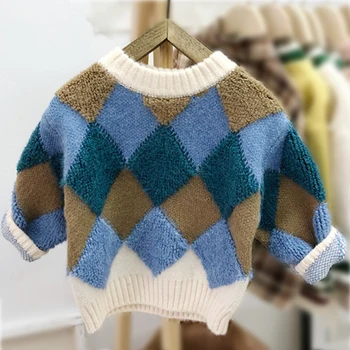 2019 New Children Baby Boys Girls Sweaters Block Boys Sweaters Winter Girls Sweaters Knit Kids Pullover Casual Boys Clothing 3-7
2019 New Children Baby Boys Girls Sweaters Block Boys Sweaters Winter Girls Sweaters Knit Kids Pullover Casual Boys Clothing 3-7