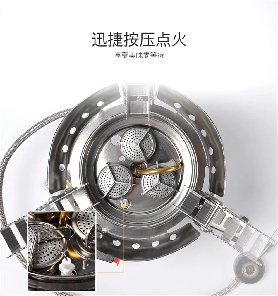 Hot Selling BULIN B17 Outdoor Furnace End Windproof Portable Split Camping Stove Butagas Furnace ye can lu
Hot Selling BULIN B17 Outdoor Furnace End Windproof Portable Split Camping Stove Butagas Furnace ye can lu