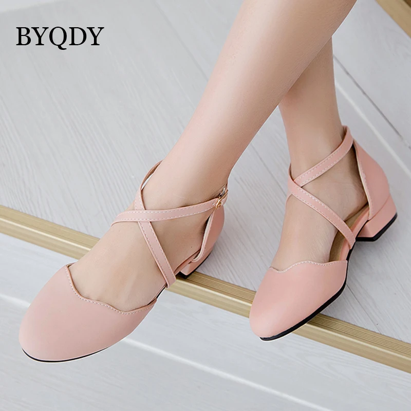 BYQDY Block Heels Pink Pumps Women Round Toe Cross-Strap Round Toe Square Heels Mary Janes Shoes Bridesmaid Female Pumps Big 43
BYQDY Block Heels Pink Pumps Women Round Toe Cross-Strap Round Toe Square Heels Mary Janes Shoes Bridesmaid Female Pumps Big 43