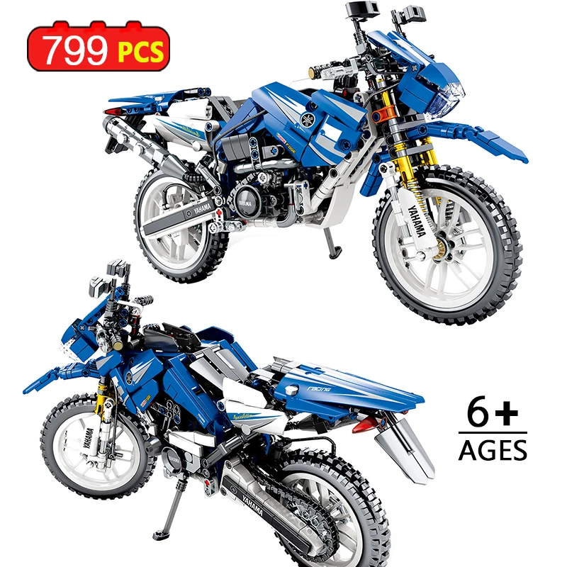 Yamaha Motorcycle Technic Building Blocks Compatible Moto Racing Motorbike City Vehicle Sets Off Road Model MOC Kits Kids Toys
Yamaha Motorcycle Technic Building Blocks Compatible Moto Racing Motorbike City Vehicle Sets Off Road Model MOC Kits Kids Toys
