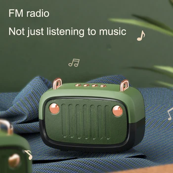 Mini Wireless Bluetooth Speaker Creative Cartoon Subwoofer Outdoor Convenient FM radio TF-Card HiFi Sound long standby Speaker
Mini Wireless Bluetooth Speaker Creative Cartoon Subwoofer Outdoor Convenient FM radio TF-Card HiFi Sound long standby Speaker