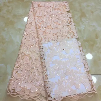 African Net Lace Fabric with Sequins Flower French Cord Guipure Lace Fabric with Embroidery Mesh Tulle
African Net Lace Fabric with Sequins Flower French Cord Guipure Lace Fabric with Embroidery Mesh Tulle