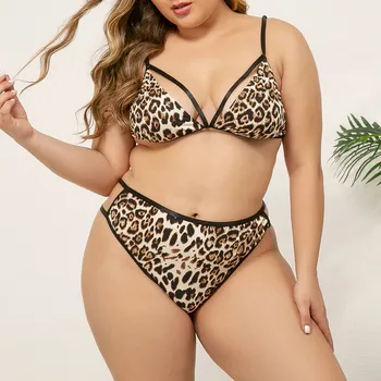 Plus Size Sexy Lingerie Leopard Sexy Women's Underwear Hollow Out Porno Bra G-string Erotic Langerie Babydoll Lenceria Pajamas
Plus Size Sexy Lingerie Leopard Sexy Women's Underwear Hollow Out Porno Bra G-string Erotic Langerie Babydoll Lenceria Pajamas
