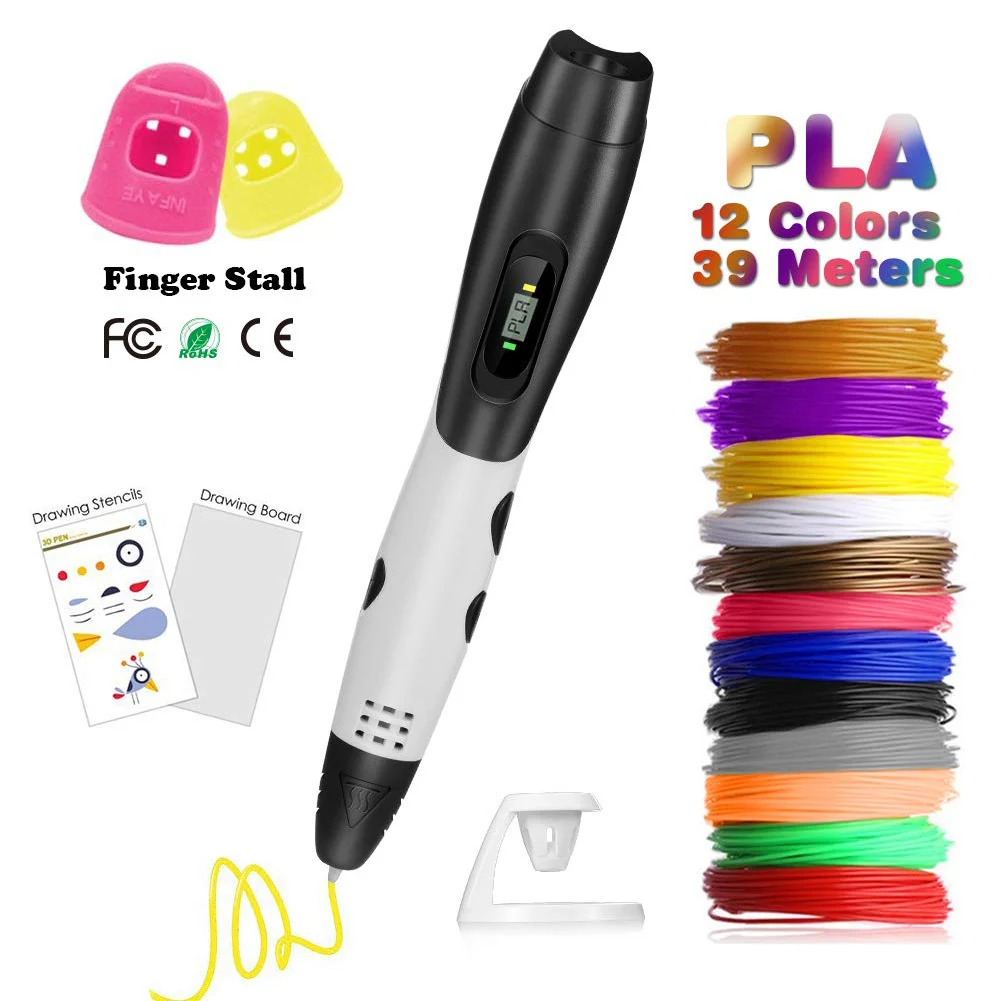 Arts Printing Pen Child USB Port Doodle Birthday Magic Graffiti Gift LED Screen Filament DIY Painting Drawing Tools Toys 
Arts Printing Pen Child USB Port Doodle Birthday Magic Graffiti Gift LED Screen Filament DIY Painting Drawing Tools Toys