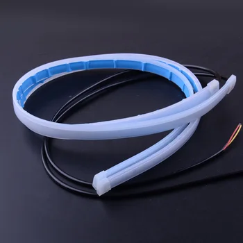 beler 2pcs 60cm Slim Sequential Flowing Flexible LED DRL Turn Signal Strip Headlight Light
beler 2pcs 60cm Slim Sequential Flowing Flexible LED DRL Turn Signal Strip Headlight Light