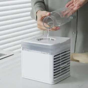 Air Conditioner Portable Cooler USB Personal Space Cooler Fan Air Cooling Fan Home Mini Multifunctional Rechargeable Fan Desk
Air Conditioner Portable Cooler USB Personal Space Cooler Fan Air Cooling Fan Home Mini Multifunctional Rechargeable Fan Desk