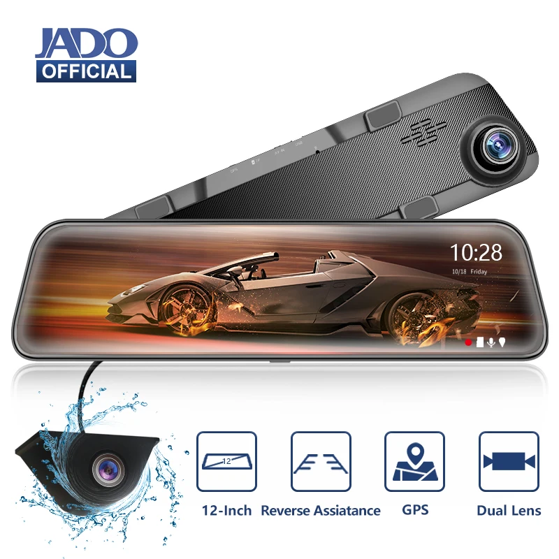 JADO 840H Stream Media Rear Mirror Dash Cam 12 Inch IPS Touch Screen Car Dvr 2K Driving Recorder Dashcam Super Night Vision
JADO 840H Stream Media Rear Mirror Dash Cam 12 Inch IPS Touch Screen Car Dvr 2K Driving Recorder Dashcam Super Night Vision