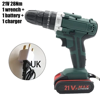 Dual Variable Speed Control 21V 28Nm Cordless Electrical Impact Drill 2 Speed Screwdriver W/ LED Work Light
Dual Variable Speed Control 21V 28Nm Cordless Electrical Impact Drill 2 Speed Screwdriver W/ LED Work Light