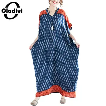 Oladivi Oversized Clothing Fashion Print Casual Boho Dress Plus Size Women Bohemian Dresses Ladies Long Top Shirt Tunic Vestidio
Oladivi Oversized Clothing Fashion Print Casual Boho Dress Plus Size Women Bohemian Dresses Ladies Long Top Shirt Tunic Vestidio