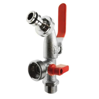 1/2\\\" BSP Double Outlet Garden Tap Brass Nickle Plated Automatic Watering 1/2 Lever Handle For Easy On/off Operation
1/2\\\" BSP Double Outlet Garden Tap Brass Nickle Plated Automatic Watering 1/2 Lever Handle For Easy On/off Operation