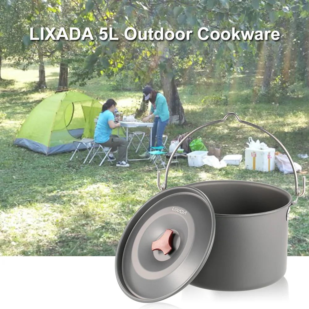 Hot New 4L Picnic Pot Outdoor Tableware Camping Hiking Backpacking Cookware Cooking Pan Camping Stove Tool
Hot New 4L Picnic Pot Outdoor Tableware Camping Hiking Backpacking Cookware Cooking Pan Camping Stove Tool