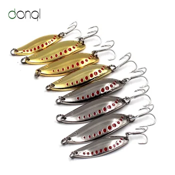 

1Pc Fishing Lure Spinner Bait Metal Carp Lures Carp Pike Trout Artificial Bait Fishing Lure Hooks Casting Spoon for Pesca Tackle