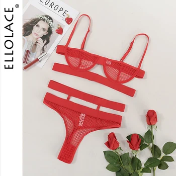 Ellolace See Through Lingerie Set Sexy Women's Underwear Transparent Bra Set Transparent Including Wire Lingerie Wholesale
Ellolace See Through Lingerie Set Sexy Women's Underwear Transparent Bra Set Transparent Including Wire Lingerie Wholesale