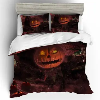 Halloween Bedding Sets Home Textile Duvet Cover Single Queen King Size Bedding Set Bed Sheets Pillowcases Ropa De Cama Bed Linen 
Halloween Bedding Sets Home Textile Duvet Cover Single Queen King Size Bedding Set Bed Sheets Pillowcases Ropa De Cama Bed Linen