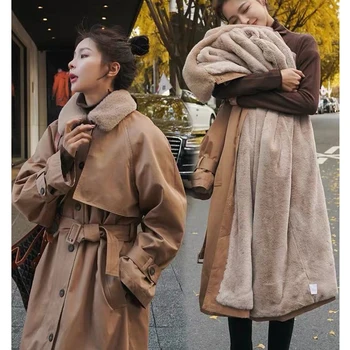 Winter Down Jacket Women Mujer Thick Warm Cotton Padded Parkas Female Wool Liner Rabbit Fur Jackets Long Coat Outwears
Winter Down Jacket Women Mujer Thick Warm Cotton Padded Parkas Female Wool Liner Rabbit Fur Jackets Long Coat Outwears