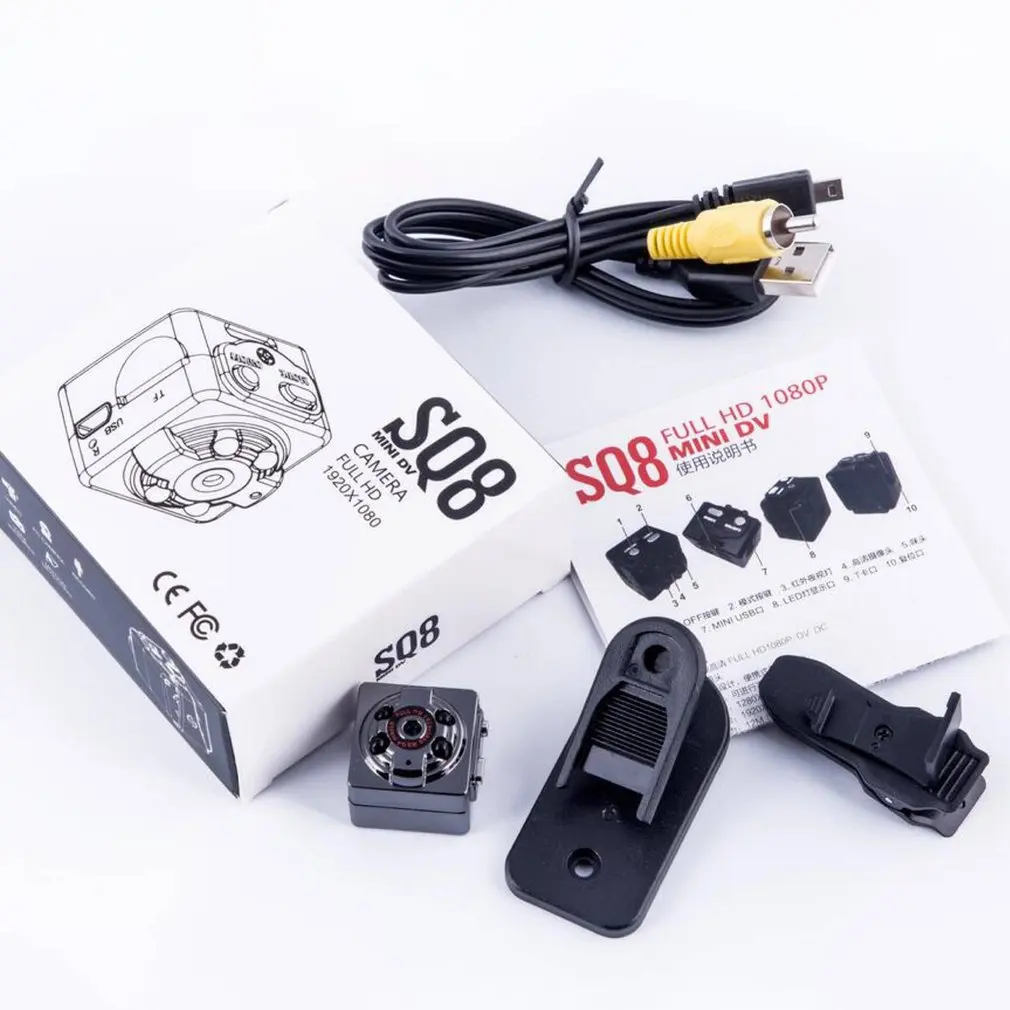 Camera Mini Camera SQ8 Micro Outdoor Camera Sport Video Night Body DVR DV Tiny Motion Sensor Minicamera 960P/1080P
Camera Mini Camera SQ8 Micro Outdoor Camera Sport Video Night Body DVR DV Tiny Motion Sensor Minicamera 960P/1080P