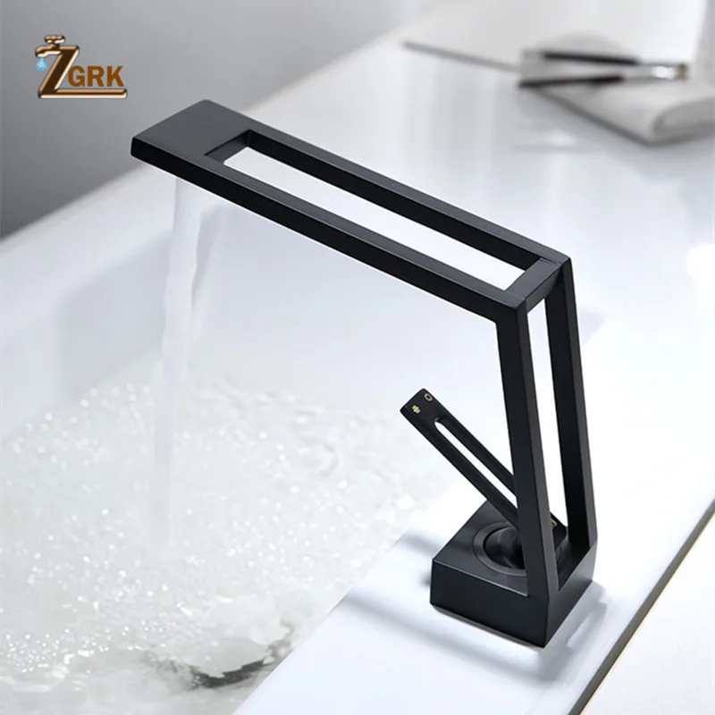 ZGRK Hollow Design Bath Basin Faucet Brass Black Faucet Sink Mixer Tap Vanity Hot Cold Water Bathroom Faucets
ZGRK Hollow Design Bath Basin Faucet Brass Black Faucet Sink Mixer Tap Vanity Hot Cold Water Bathroom Faucets