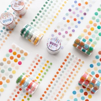 Paper Dyeing Pet Dotted Adhesive Tape Color World Series INS Fresh Hand Account Material Release Decorative Stickers 8
Paper Dyeing Pet Dotted Adhesive Tape Color World Series INS Fresh Hand Account Material Release Decorative Stickers 8