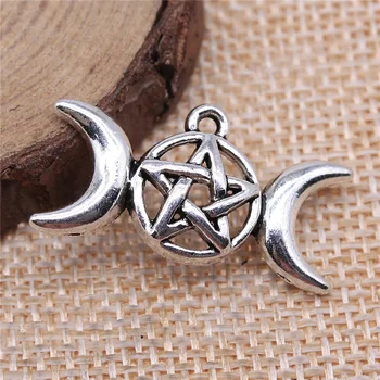 Wecharms 30pcs 30x16mm Antique Silver Color Moon Goddess Star Charms Pendant For Jewelry Making DIY Jewelry Findings
Wecharms 30pcs 30x16mm Antique Silver Color Moon Goddess Star Charms Pendant For Jewelry Making DIY Jewelry Findings