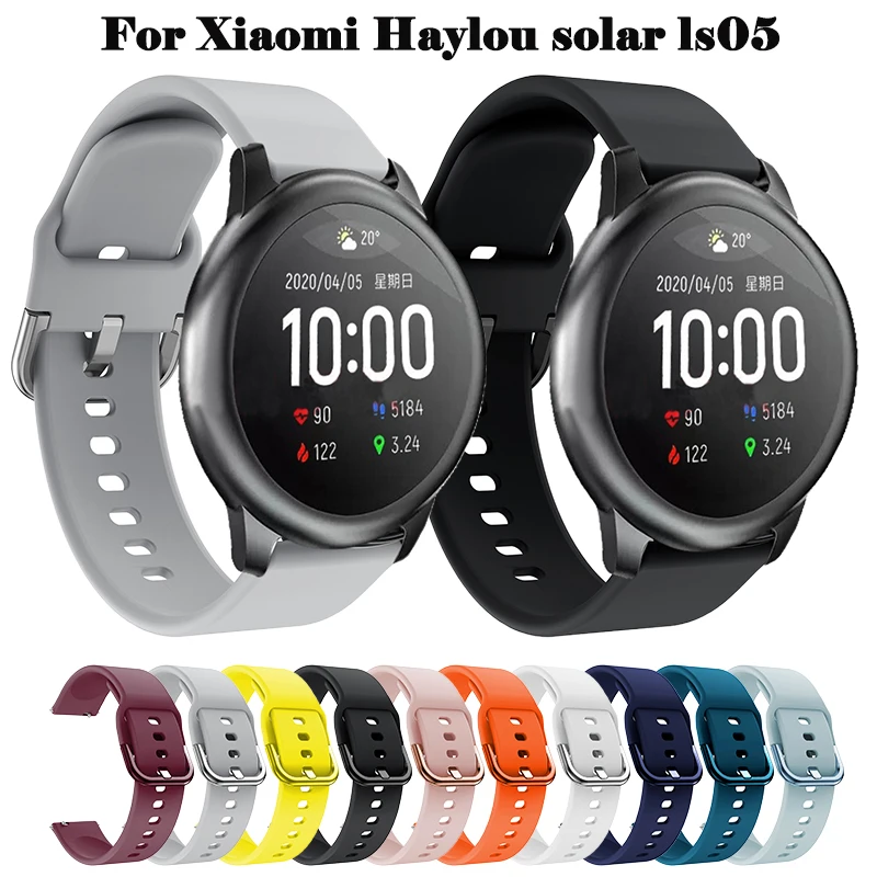 Bracelet Accessories WatchBand 22MM For Xiaomi haylou solar ls05 smart watch soft silicone Replacement straps correa fashion new
Bracelet Accessories WatchBand 22MM For Xiaomi haylou solar ls05 smart watch soft silicone Replacement straps correa fashion new