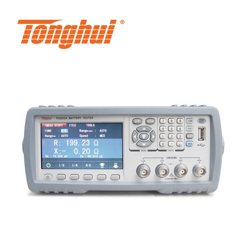 TH2523A Battery Internal Resistance Tester AC Ohmmeter Manufacturer 100uV-350V, 1uΩ-3.5kΩ
TH2523A Battery Internal Resistance Tester AC Ohmmeter Manufacturer 100uV-350V, 1uΩ-3.5kΩ