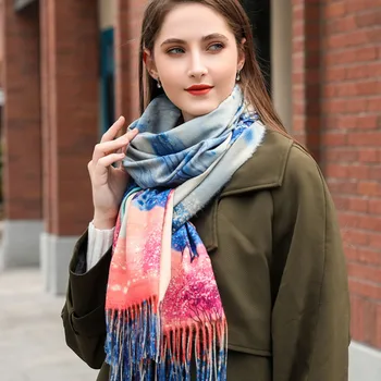 2019 New luxury designer women winter cashmere scarf shawl Digital painted shawl Van Gogh oil painting pashmina ladies scarf
2019 New luxury designer women winter cashmere scarf shawl Digital painted shawl Van Gogh oil painting pashmina ladies scarf