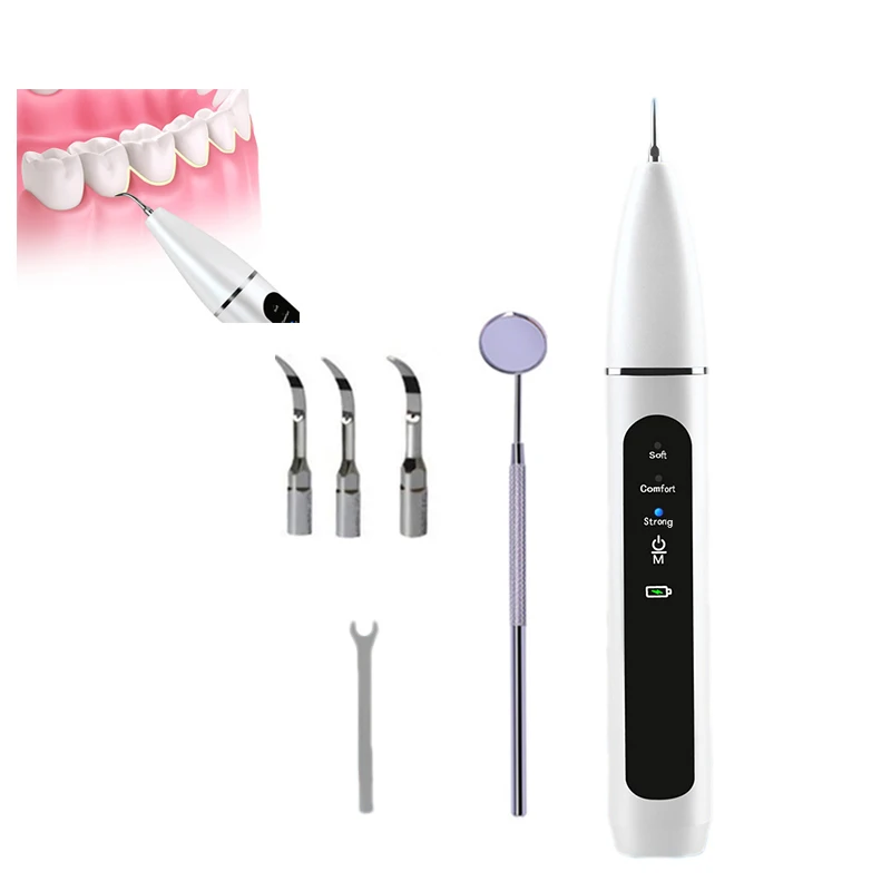 Portable Dental Scaling Tool for Teeth Hygiene Tartar Stain Plaque Remover USB Charging High-Frequency Vibration 3 Gears
Portable Dental Scaling Tool for Teeth Hygiene Tartar Stain Plaque Remover USB Charging High-Frequency Vibration 3 Gears