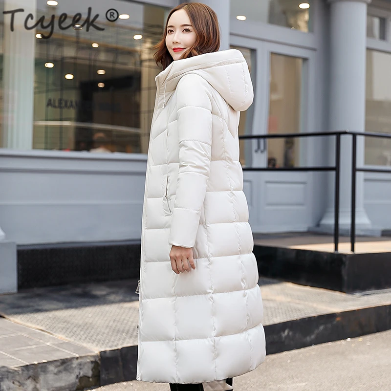 Зимняя женская куртка Tcyeek размера плюс 5XL 6XL пуховая хлопковая парка пальто с