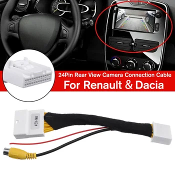 NEW 24Pin Original Video Input Switch Reverse Parking Camera RCA Adapter Cable For Renault Stepway Vivaro Dacia Sandero Clio 4
NEW 24Pin Original Video Input Switch Reverse Parking Camera RCA Adapter Cable For Renault Stepway Vivaro Dacia Sandero Clio 4