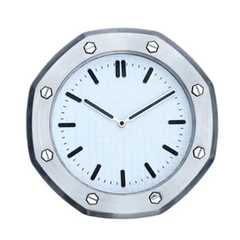 Nordic Large Silver Wall Clock Metal Silent Wall Watch Modern 3D Luxury Clocks Wall Home Decor Relogio De Parede Gift Ideas L042 
Nordic Large Silver Wall Clock Metal Silent Wall Watch Modern 3D Luxury Clocks Wall Home Decor Relogio De Parede Gift Ideas L042