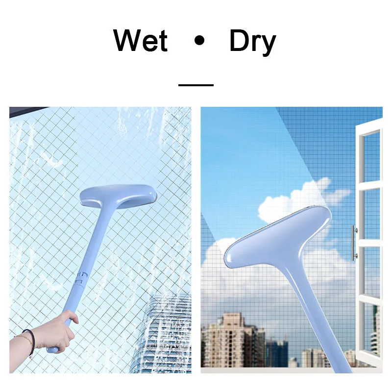 Description Picture 6 of itemDry Wet Door Window Screen Net Cleaner Household Blanket Sofa Lint Hair Dust Cleaning Brush Remover Home Gadget Cleaning Brush