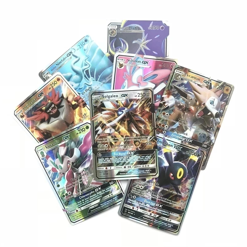 300Pcs Newest Best Selling Children's Battle Carte Trading GX Card Pokemone Card No Repeat English Label Shining Game Cards
300Pcs Newest Best Selling Children's Battle Carte Trading GX Card Pokemone Card No Repeat English Label Shining Game Cards