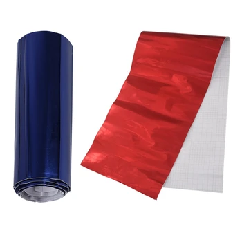 2 Pcs Chrome Mirror Vinyl Film Wrap Sticker Decal Stretchable Reflective 152X20Cm, Blue & Red
2 Pcs Chrome Mirror Vinyl Film Wrap Sticker Decal Stretchable Reflective 152X20Cm, Blue & Red
