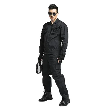 Work Clothing Male Uniform Long Sleeve Coveralls Protective Black Cloth for Worker Repairman Machine Auto Repair Welding DYF057
Work Clothing Male Uniform Long Sleeve Coveralls Protective Black Cloth for Worker Repairman Machine Auto Repair Welding DYF057