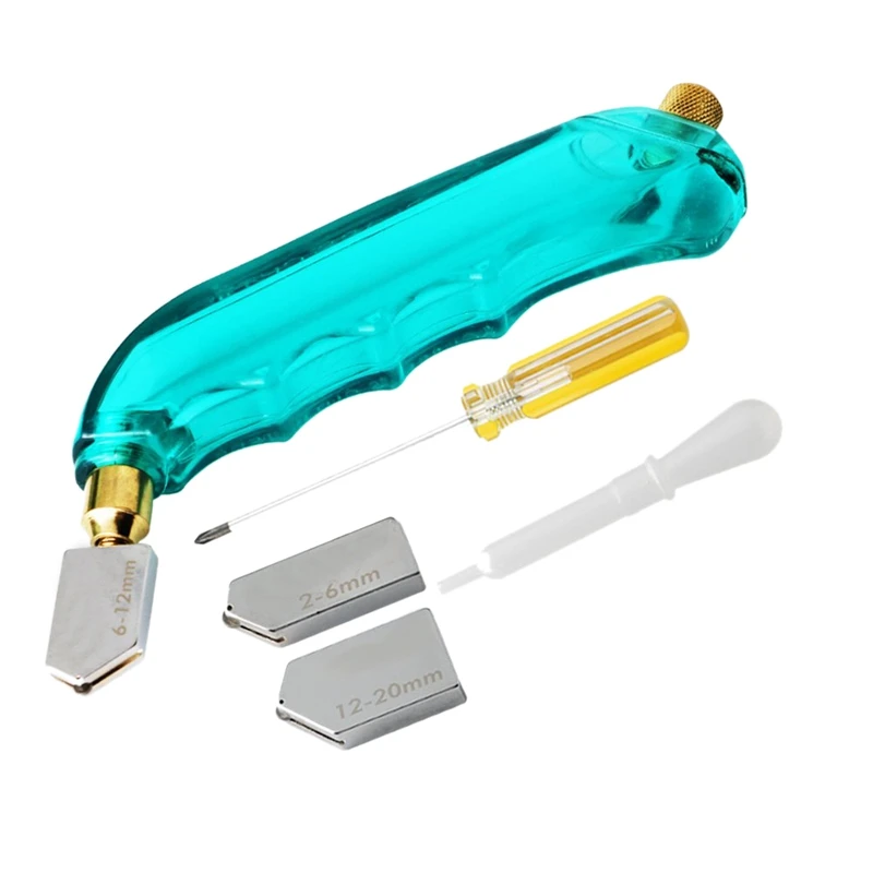 Professional heavy hand grip Oil Feeding Glass Cutter with Extra Replacement Head and Oil Container-2Mm-6Mm-12Mm/12Mm-20Mm
Professional heavy hand grip Oil Feeding Glass Cutter with Extra Replacement Head and Oil Container-2Mm-6Mm-12Mm/12Mm-20Mm