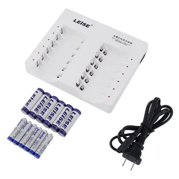 LEISE-813 12 Slots Intelligent Standard Rechargeable Battery Charger Set Adapter For AA/AAA Batteries Ni-MH NiCD US Plug
LEISE-813 12 Slots Intelligent Standard Rechargeable Battery Charger Set Adapter For AA/AAA Batteries Ni-MH NiCD US Plug