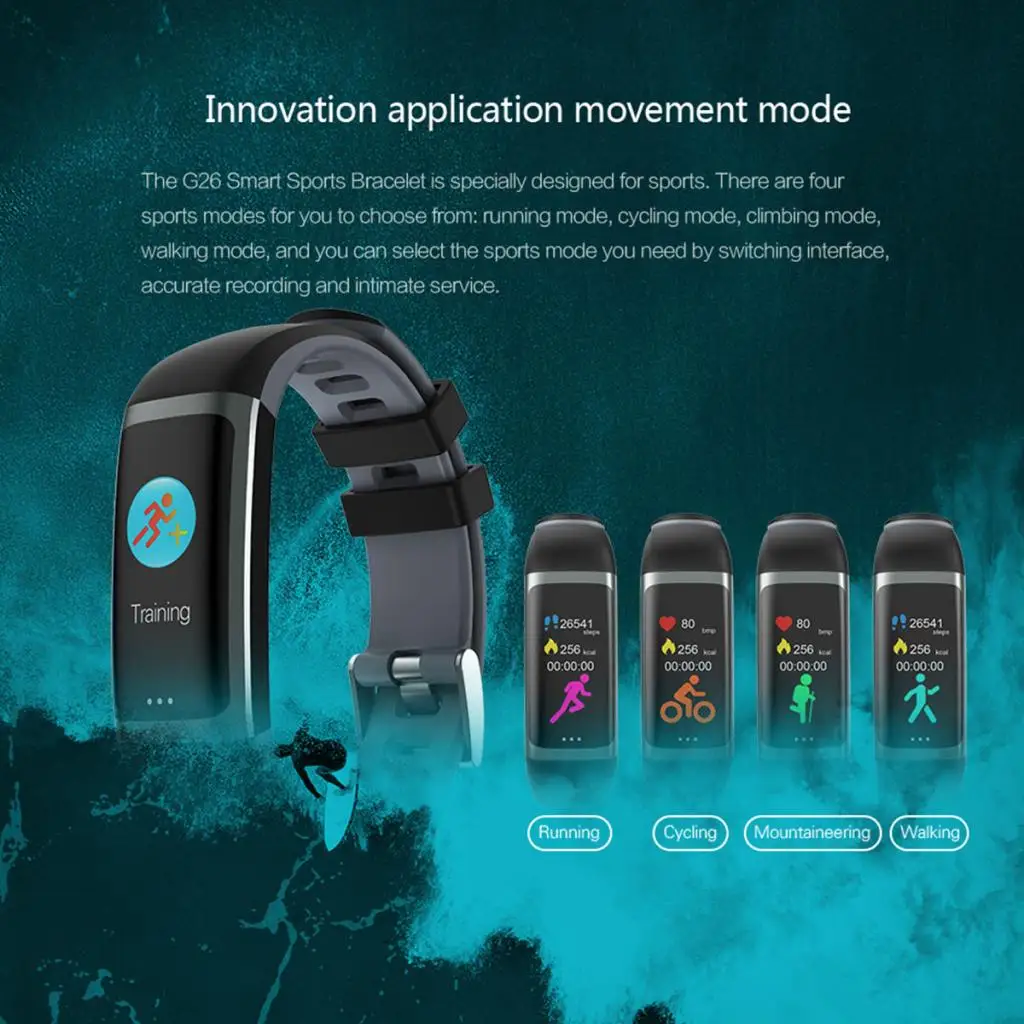 0.96'' Smart Wristband Sport Pedometer Watch Bracelet Heart Rate Blood Pressure Fitness Tracker For Android IOS 0.96'' Smart Wristband Sport Pedometer Watch Bracelet Heart Rate Blood Pressure Fitness Tracker For Android IOS