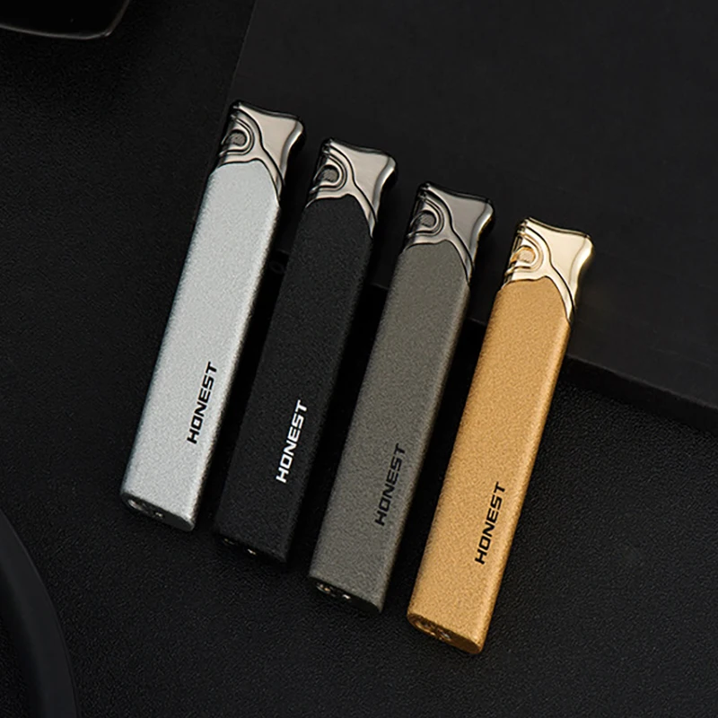 HONEST Mini Gas Lighter Torch Turbo Lighter Metal Butane Cigar Cigarette Smoking Accessories 1300 C Windproof Lighter
HONEST Mini Gas Lighter Torch Turbo Lighter Metal Butane Cigar Cigarette Smoking Accessories 1300 C Windproof Lighter