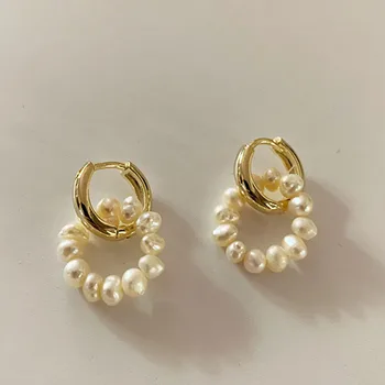 Charms Gold Circle Loop Pearl Drop Earrings for Women Accessories Fashion Removable Pearls Round Dangle Earrings Jewelry Gifts
Charms Gold Circle Loop Pearl Drop Earrings for Women Accessories Fashion Removable Pearls Round Dangle Earrings Jewelry Gifts