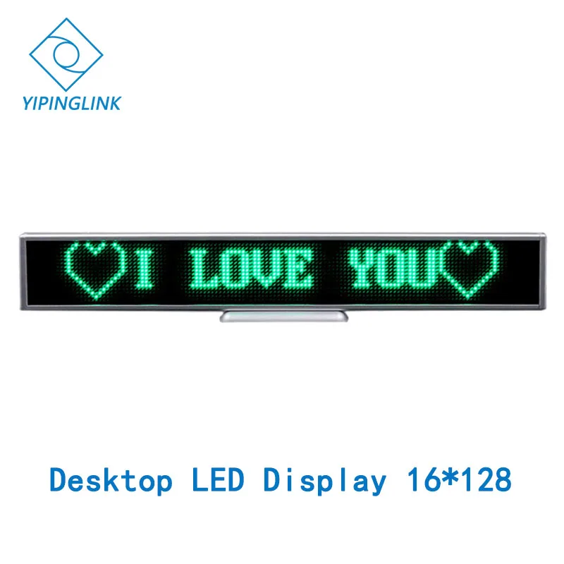 Desktop advertising bluetooth scrolling led display mini led display 16*128 pixels mini desk led screen discount message sign
Desktop advertising bluetooth scrolling led display mini led display 16*128 pixels mini desk led screen discount message sign