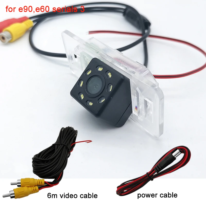 Подходит для BMW e39 e46 X3 X5 X6 X7Car Camera 100% водонепроницаемая задняя парковка широкий