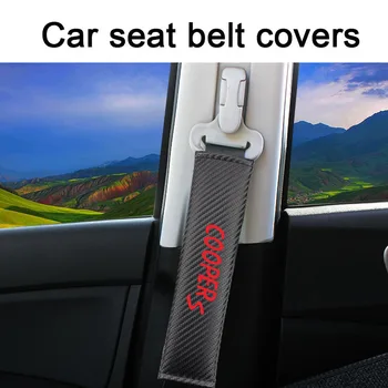 Car Safety Belt Shoulder Protector For Mini Cooper S Carbon Fiber Seatbelt Cover Padding Car Accessories Interior 2Pcs
Car Safety Belt Shoulder Protector For Mini Cooper S Carbon Fiber Seatbelt Cover Padding Car Accessories Interior 2Pcs