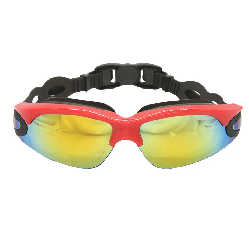 2019 New Style Swimming Goggles Electroplated Anti-fog High-definition Swimming Goggles Adult Ultra Large Frame Goggles