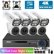8CH AHD CCTV Camera Security System Kit 4K DVR NVR Kit Face Recognition Color Night 8MP Video Surveillance Camera System Set 4CH
8CH AHD CCTV Camera Security System Kit 4K DVR NVR Kit Face Recognition Color Night 8MP Video Surveillance Camera System Set 4CH